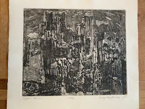 Buy Rudy O. Pozzatti - Night in Etruria? Bid from 40!