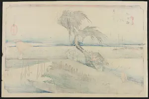 Ando Hiroshige - Houtdruk, Yokkaichi kopen? Bied vanaf 35!