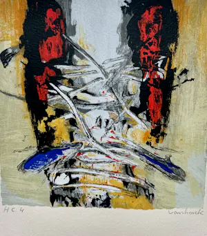 Hans Vanhorck - Lot van 2 zeefdrukken kopen? Bied vanaf 35!