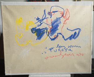 Anton Heyboer - Lady woman with long rope kopen? Bied vanaf 35!