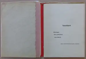 Lucebert - "LITHOLOGIE" / BOEKJE 10 GEDICHTEN + 10 ZW-W LITHO'S / 31x23cm / 1959 kopen? Bied vanaf 25!