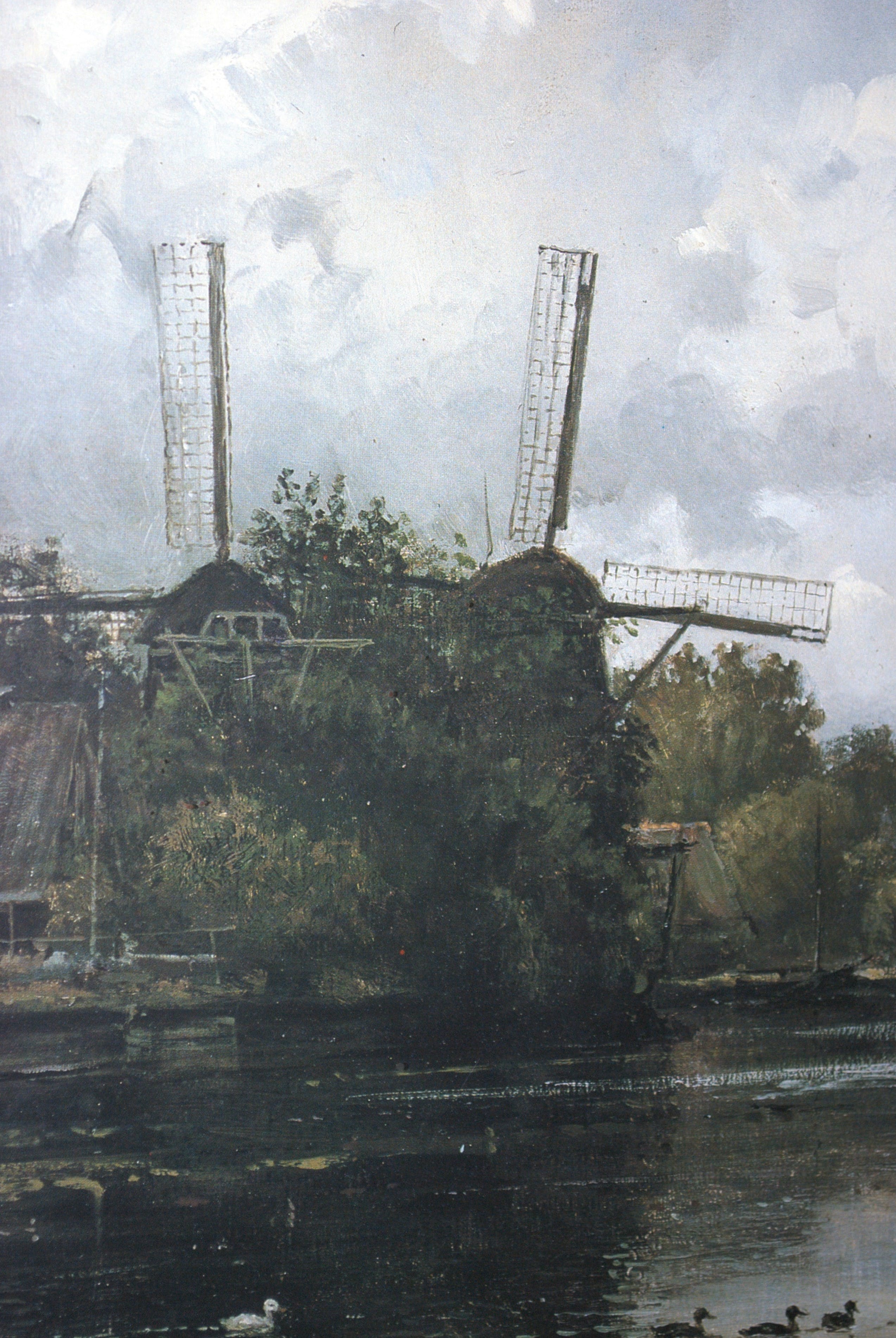 Hans van Moerkerken - Weesp, de Vecht - handgesigneerde litho oplage 400 kopen? Bied vanaf 60!