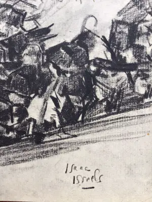 Isaac Israels - 4 tekeningen in koperdiepdruk , gesigneerd in druk kopen? Bied vanaf 50!