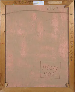 Wim Bors - Olieverf op doek, Kijkend naar de waterkant kopen? Bied vanaf 1!