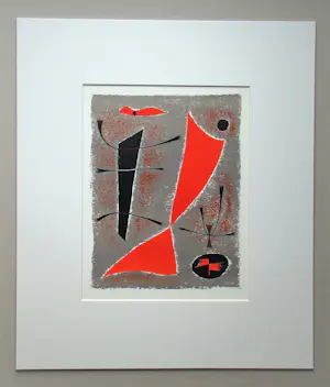 Gustave Singier - Abstracte compositie - 1955 - Originele lithografie - Mourlot kopen? Bied vanaf 150!