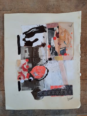 Irene van den Bos - Abstract Composition kopen? Bied vanaf 1!