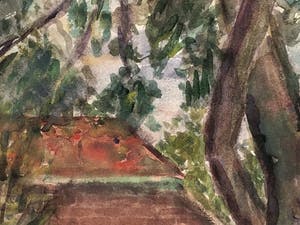 Johan Buning - Landschap met boerenerf kopen? Bied vanaf 20!