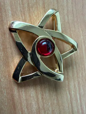 Paloma Picasso - Prachtige broche met rode steen. kaufen? Bieten Sie von 45!