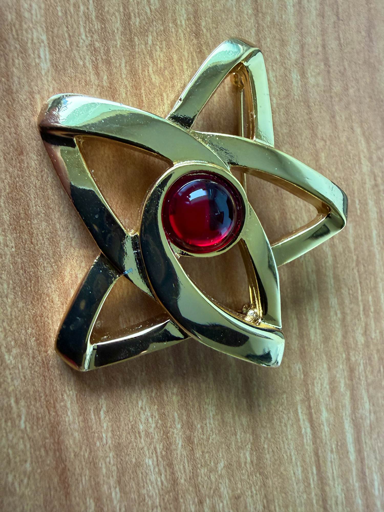 Paloma Picasso - Prachtige broche met rode steen. kopen? Bied vanaf 50!
