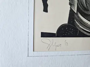 Johannes Bernards Sleper - een mooie en vroege (1953) kopergravure "de goede herder" gesigneerd kopen? Bied vanaf 30!