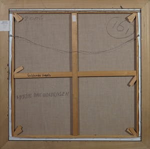 Martin van Wordragen - Olieverf op doek, Vechtende vogels - Ingelijst (Groot) kopen? Bied vanaf 250!