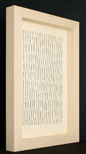 Jan Schoonhoven - Lithografie "VI" - minimalistisches Meisterwerk - hochwertig gerahmt kopen? Bied vanaf 1190!