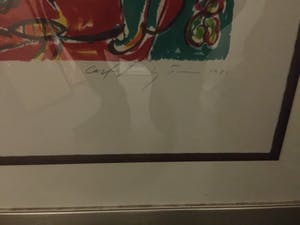 Carl-Henning Pedersen - litho uit 1985 - hand gesigneerd en ingelijst kopen? Bied vanaf 205!