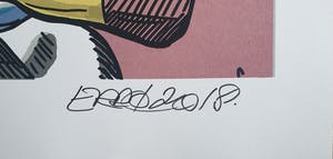 Erro - Murder World - Groot werk - 89 x 66 cm - Gesigneerd en gedateerd 2018 kopen? Bied vanaf 165!