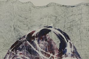 Niet of onleesbaar gesigneerd - Monotype, Zonder titel - Ingelijst kopen? Bied vanaf 1!