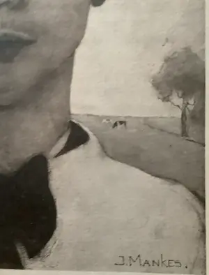 Jan Mankes - Originele Heliogravure Zelfportret 1923 kopen? Bied vanaf 65!