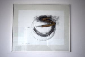 Jacques 't Kindt - "Aureole" - Tekening, Ingelijst kopen? Bied vanaf 70!