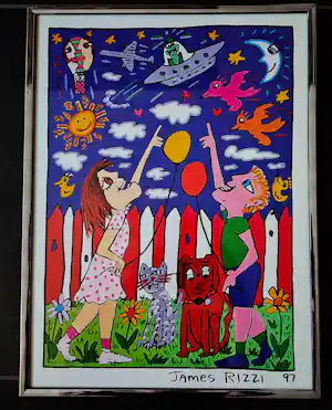 James Rizzi - kleurenofssetdruk uit 1997 kaufen? Bieten Sie von 75!