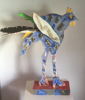 Dominique Chan - Kip in acryl kopen? Bied vanaf 300!