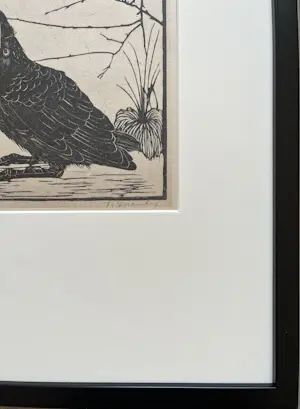 Jan Mankes - Originele Heliogravure Kleine Kraai omhoog kijkend naar Mugje 1923 kopen? Bied vanaf 165!