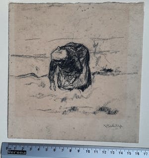 Felicien Bobeldijk - Op het land werkende vrouw kopen? Bied vanaf 60!