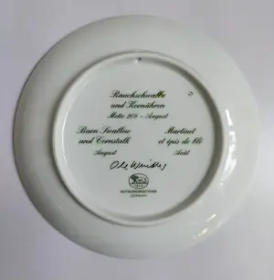 Hutschenreuther - Ole Winther - Borden vogels (2) kopen? Bied vanaf 20!