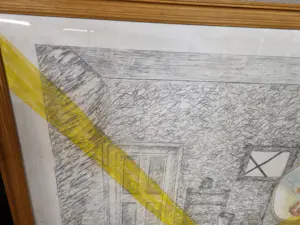 Jacob Zekveld - Excentrisch kruis met interieur. In de spiegel wellicht de komeet van Kidney kopen? Bied vanaf 20!