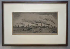 AcheterHendrik de Laat - Gezicht op Tilburg - 1927? Enchérissez de 80!