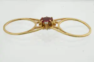 19 - Bijzondere - aan 2 kanten draagbare 18 Krt rosé gouden "reverso" ring kopen? Bied vanaf 245!