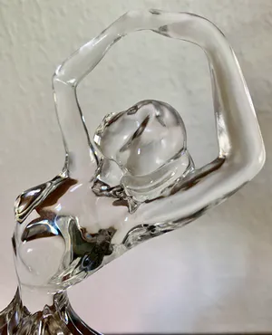 Niet of onleesbaar gesigneerd - RCR Royal Crystal Rock - Sculpture Ballet danseres, sierlijke houding - Kristal kopen? Bied vanaf 1!