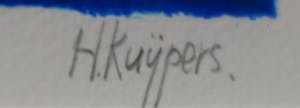 Herman Kuijpers - Zeefdruk, Drograti - Ingelijst (Groot) kopen? Bied vanaf 1!