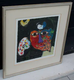 Buy Eugène Brands - Ingelijste litho: "de schilder"? Bid from 350!