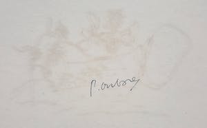 Piet Ouborg - Compositie, met de hand ingekleurde en gesigneerde litho kopen? Bied vanaf 150!