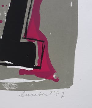 Lucebert - Weduwe van de zee, zeefdruk (groot formaat, kleine oplage) kopen? Bied vanaf 250!