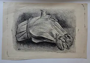 Douwe Jan van der Zweep - Paardenhoofd. Drukgesigneerd met monogram. kopen? Bied vanaf 79!