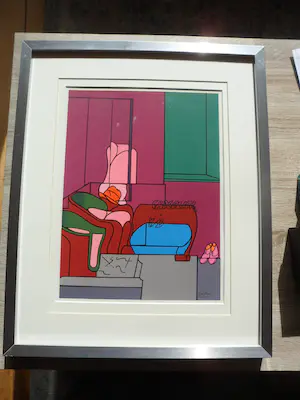 Valerio Adami - Litho. Titel , Chocolatc kid kopen? Bied vanaf 45!