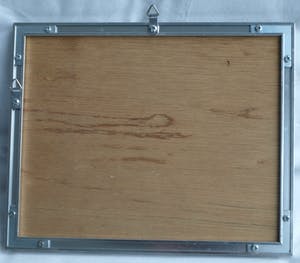 Niet of onleesbaar gesigneerd - Ingelijste aquarel, “Landschap met water” – gesigneerd ‘v. Os’ kopen? Bied vanaf 1!