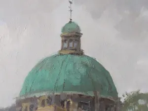 Hendrik Cornelis Kranenburg - De Luthersekerk met Haarlemmersluis aan de Singel kopen? Bied vanaf 350!