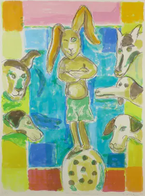 Anton Vrede - Zeefdruk, Ini, Mini, Maxi, Mo - Ingelijst kopen? Bied vanaf 50!