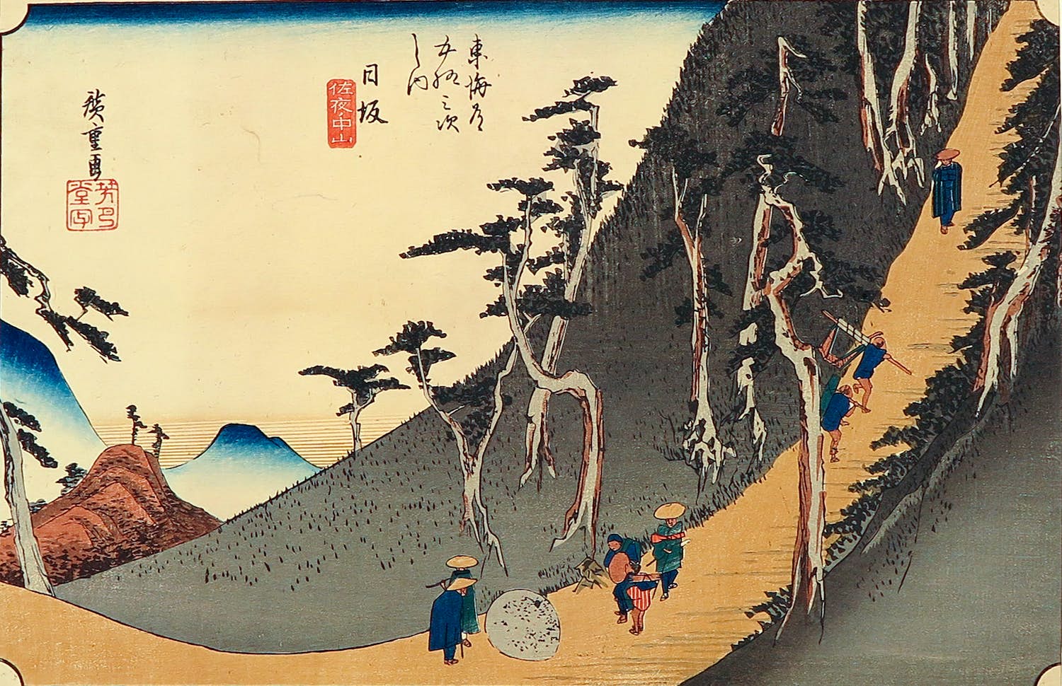 Ando Hiroshige - Houtdruk, Nissaka kopen? Bied vanaf 35!