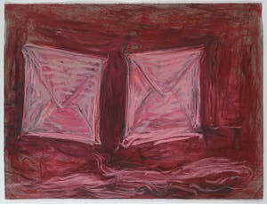 Frank van den Broeck - Pastelkrijt, Een paar brieven - Ingelijst kopen? Bied vanaf 200!