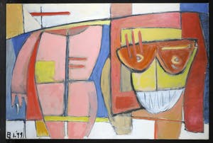 Philip Vencken - Olieverf op doek, Zonder titel (Groot) kopen? Bied vanaf 1!