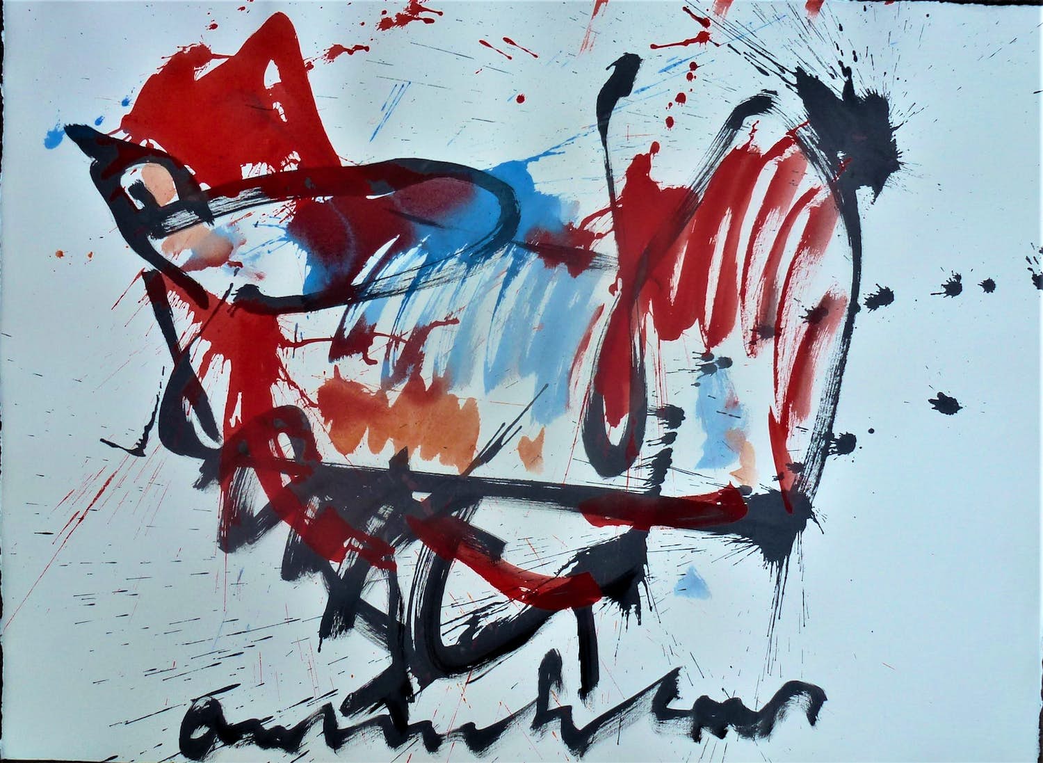 Anton Heyboer - De oer vogel verkocht voor € 500!