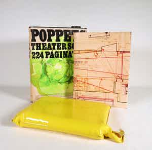 Lucebert - en anderen - Poppetgom, Blik met opblaaskussen en boek verkocht voor € 1!