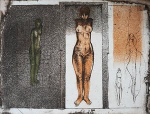 Noriko Ogawa - Naakt, aquatint ets kopen? Bied vanaf 40!