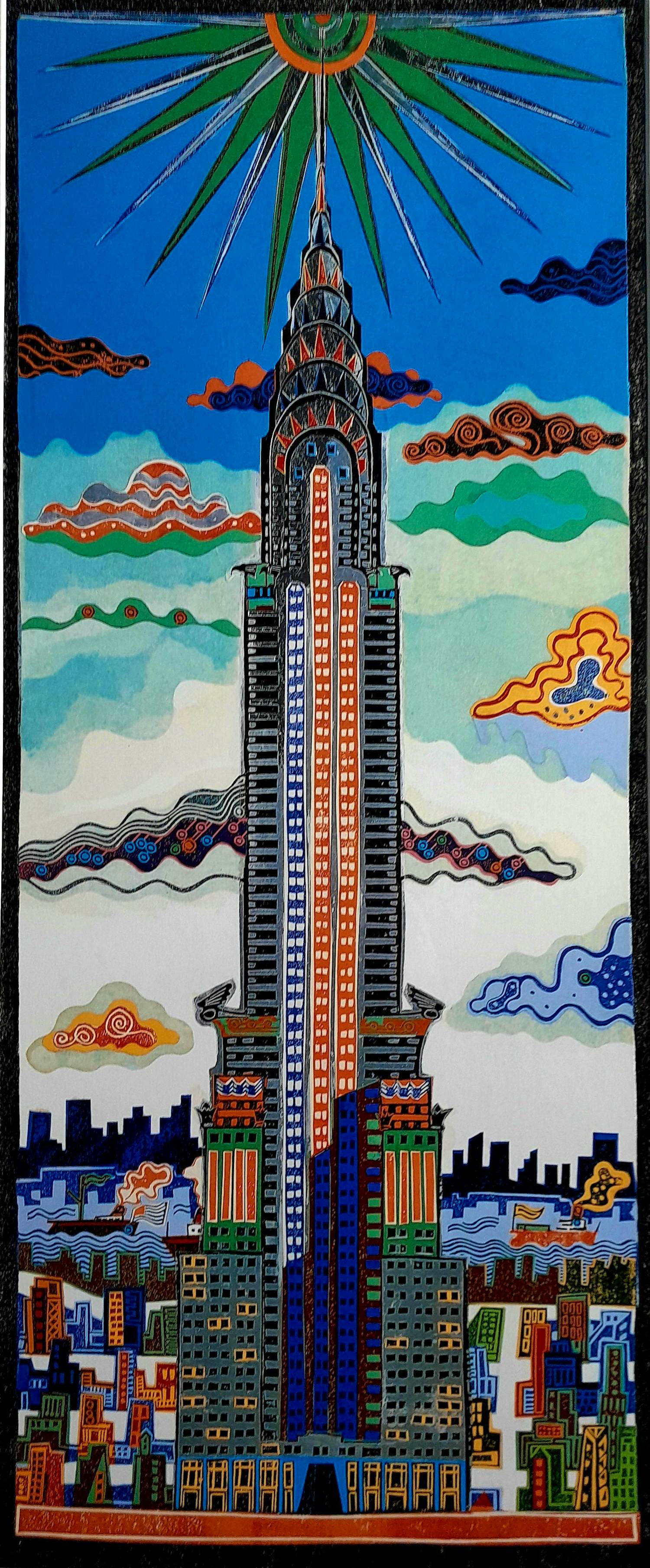 Charles Fazzino - Empire State Building - Dik papier - 96 x 56 cm kopen? Bied vanaf 125!