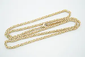 76 - Tijdloos 14 karaats geelgouden koningscollier 74 cm lang kopen? Bied vanaf 2100!