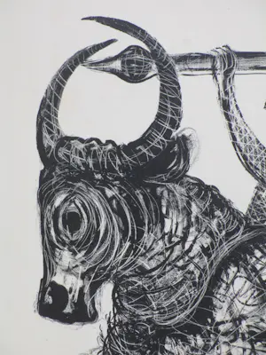 Kees Andrea - De vier Heemskinderen - Litho kopen? Bied vanaf 50!