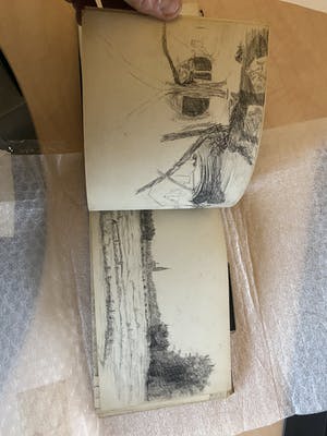 Willem Oppenoorth - Schetsboeken gesigneerd kopen? Bied vanaf 200!