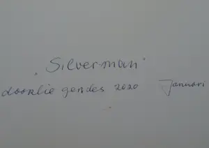 Doorlie Gerdes - Ingelijste potloodtekening , Silverman – 2020 - Lijst, 53 x 43 cm. kopen? Bied vanaf 100!